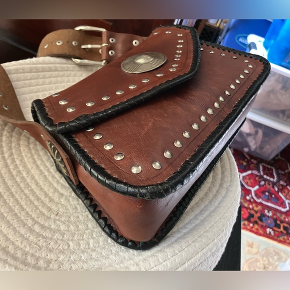 🔥Sale! Native American Four Winds Leather Bag - Picture 9 of 16